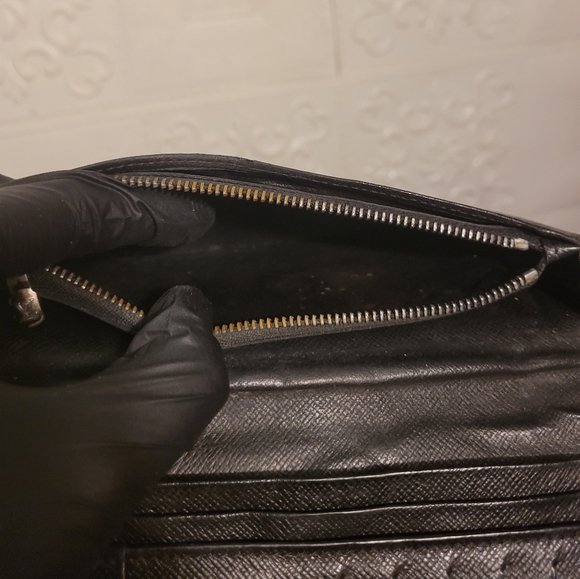 Louis Vuitton Damier Graphite Canvas Brazza Wallet Authentic Unisex - Picture 11 of 12